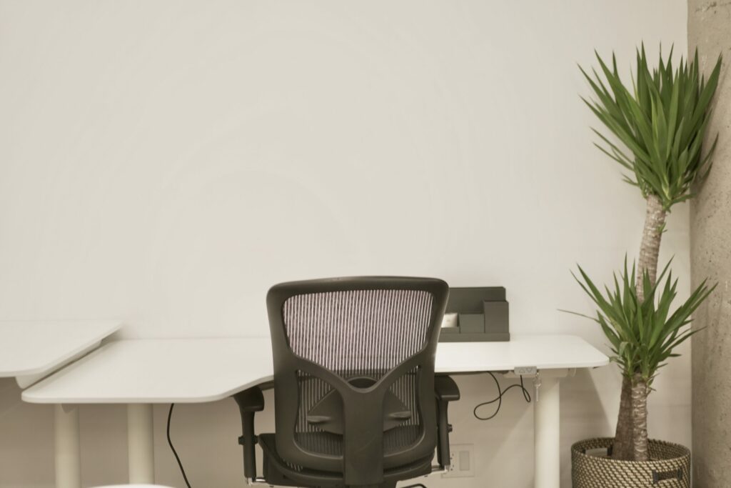 A empty work desk