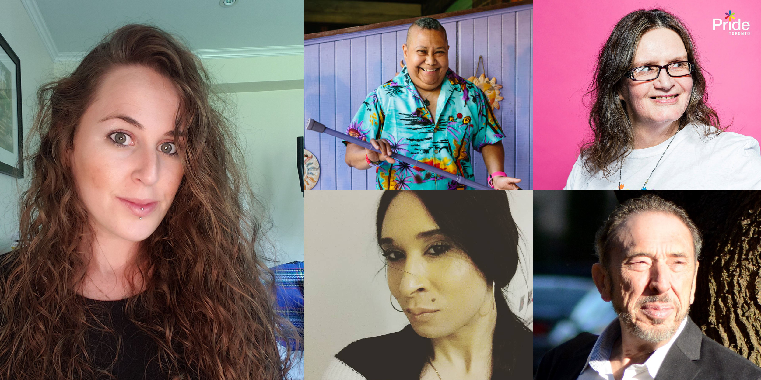 Left: Stephanie Jonsson, Top Middle: leZlie-Lee-Kam, Top Right: Susan Gapka, Bottom Middle: Moka Dawkins, Bottom Right: Brian Cope