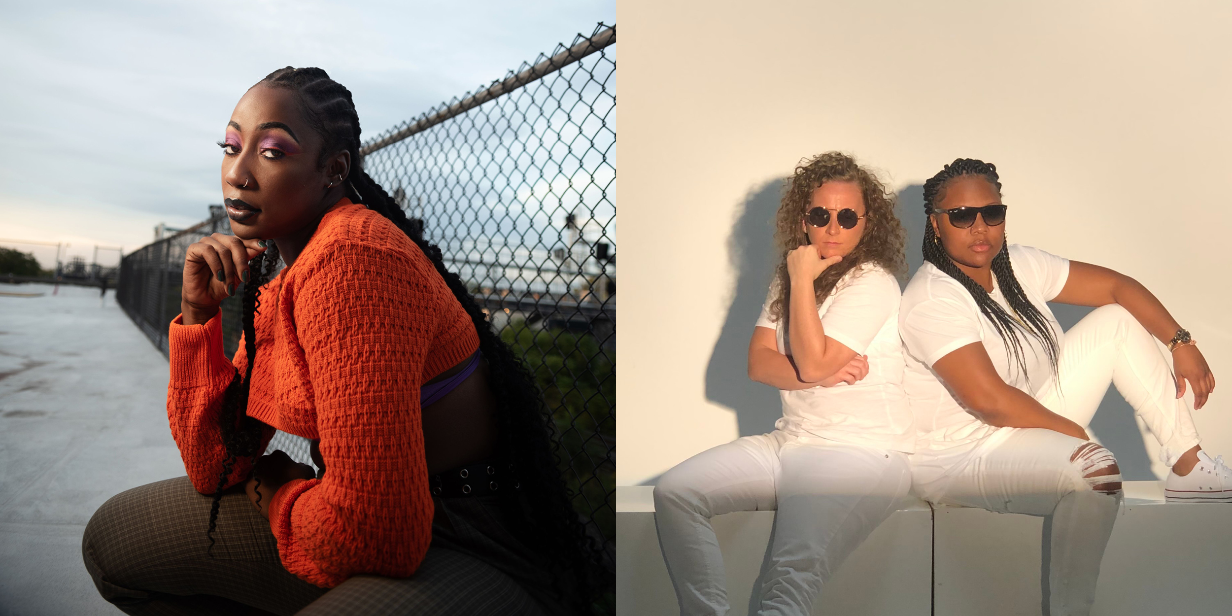 Left: Sydanie, Right: DJ's Swags and S&L