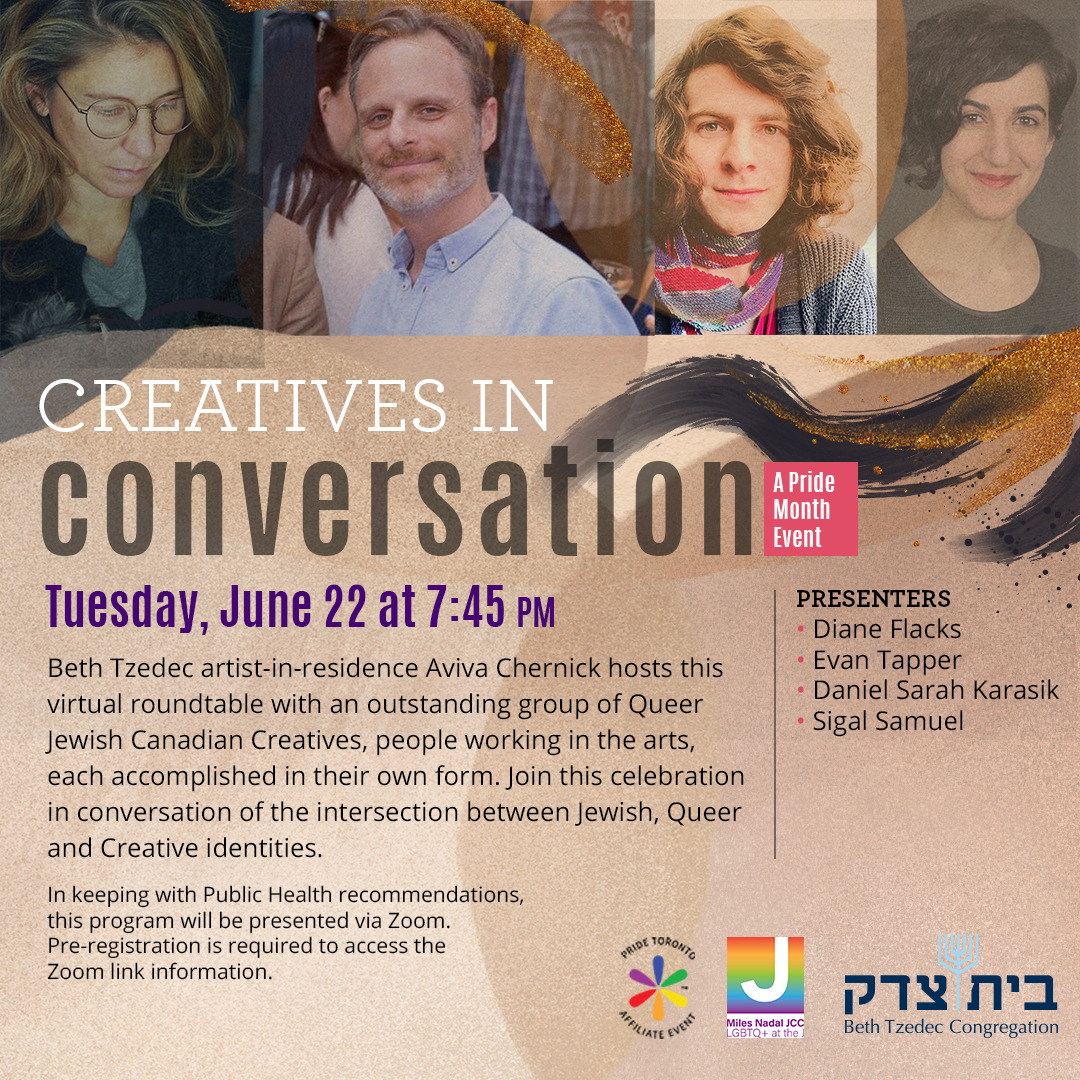 Creatives in Conversation Event Poster