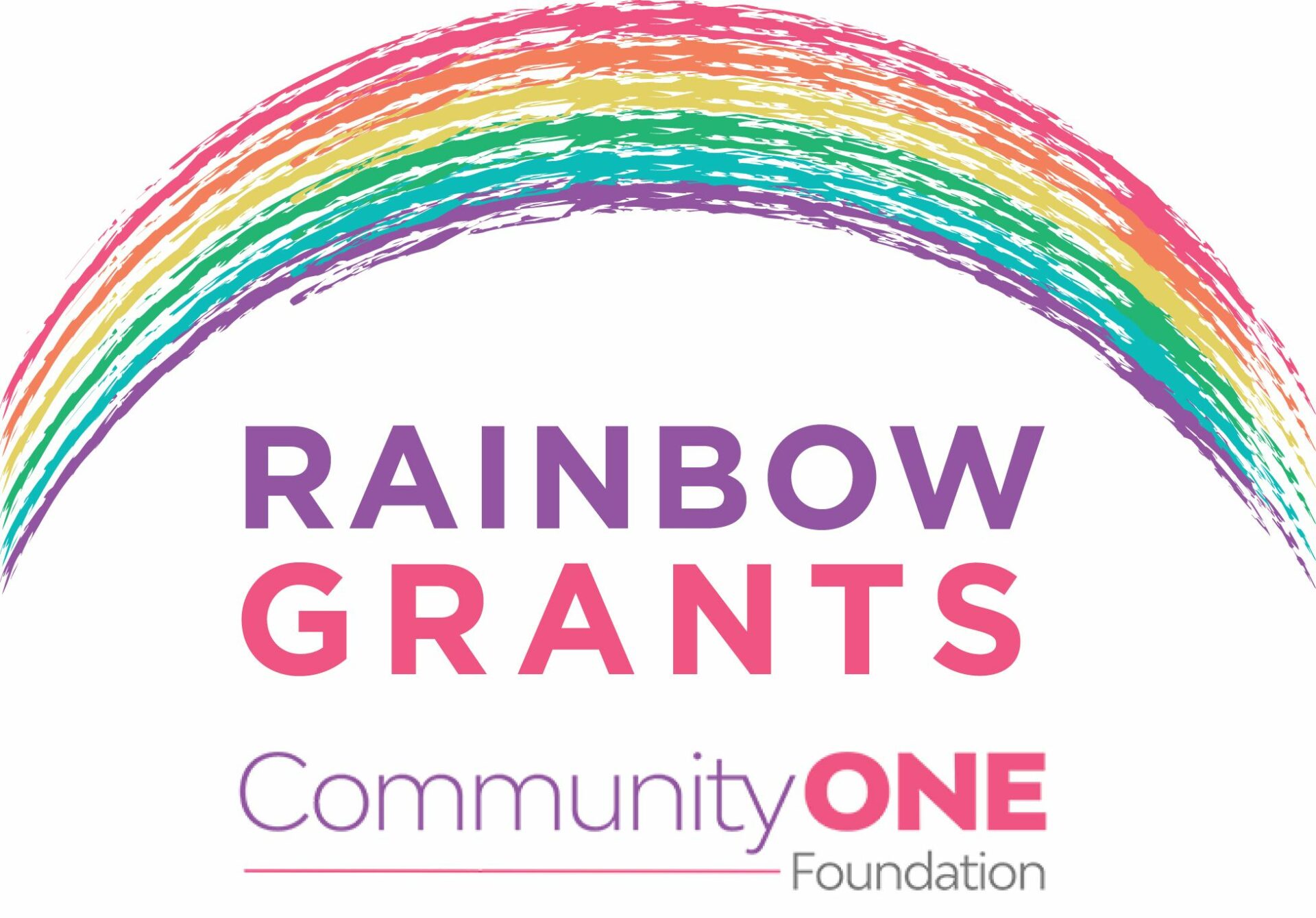 Text: Rainbow Grants, Community One Foundation
