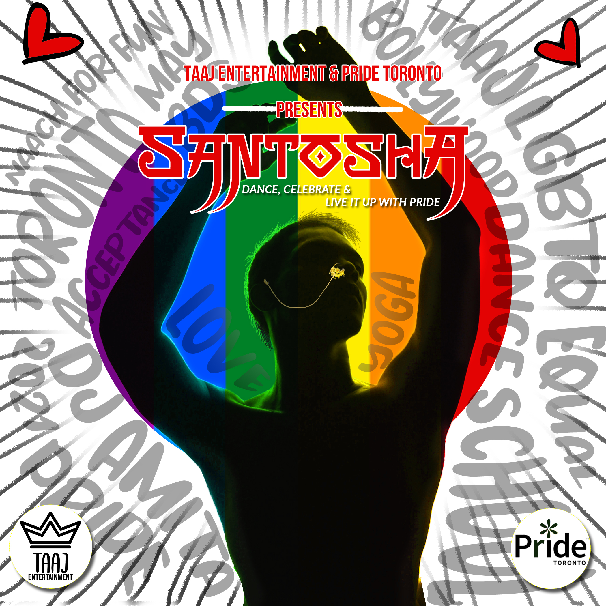 Santosha Event Poster