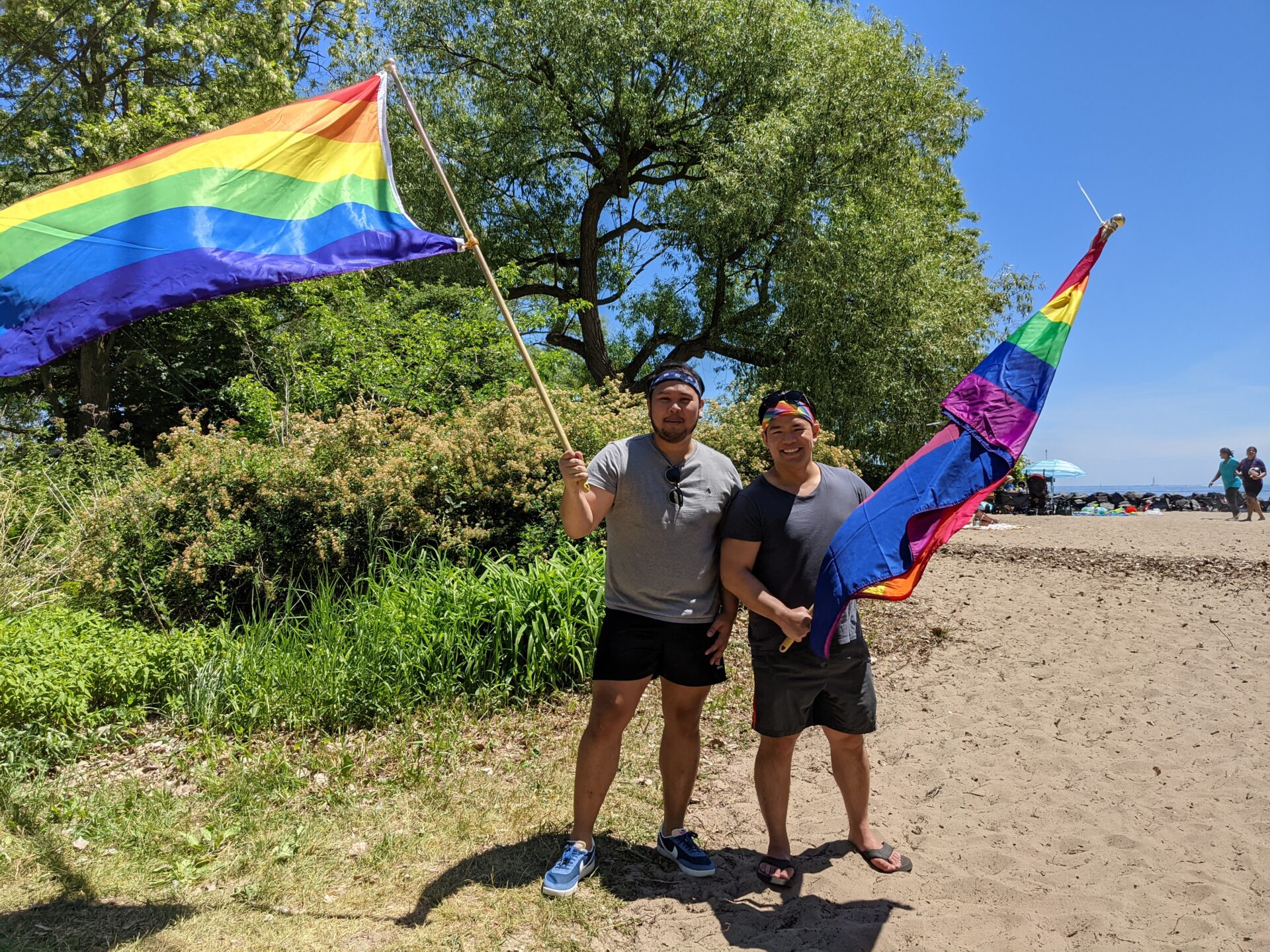 (Left) JR (Grant's Friend) and (Right) Grant Gonzales (Board Co-Chair)