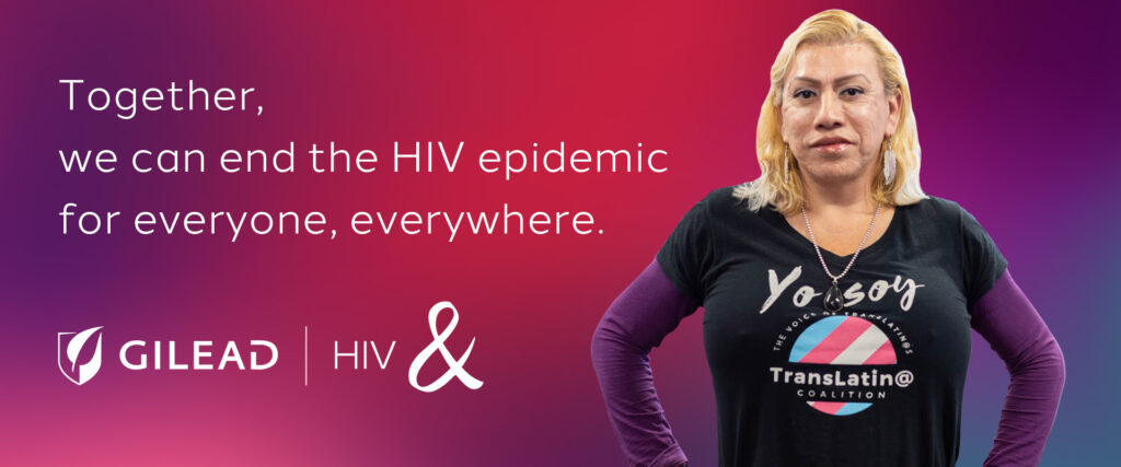 Gilead Banner AD, Together, we can end the HIV epidemic for everyone, everywhere