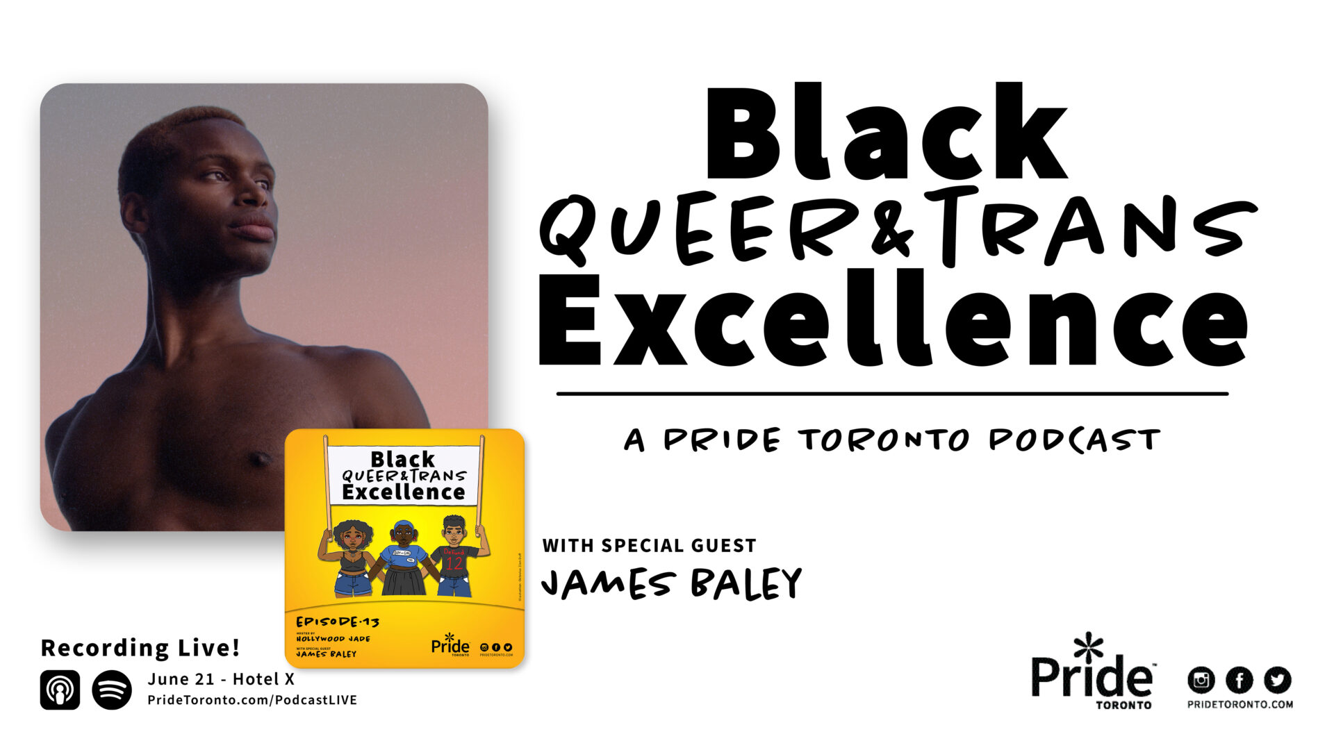 Black Queer and Trans Excellence Podcast with James Paley Event