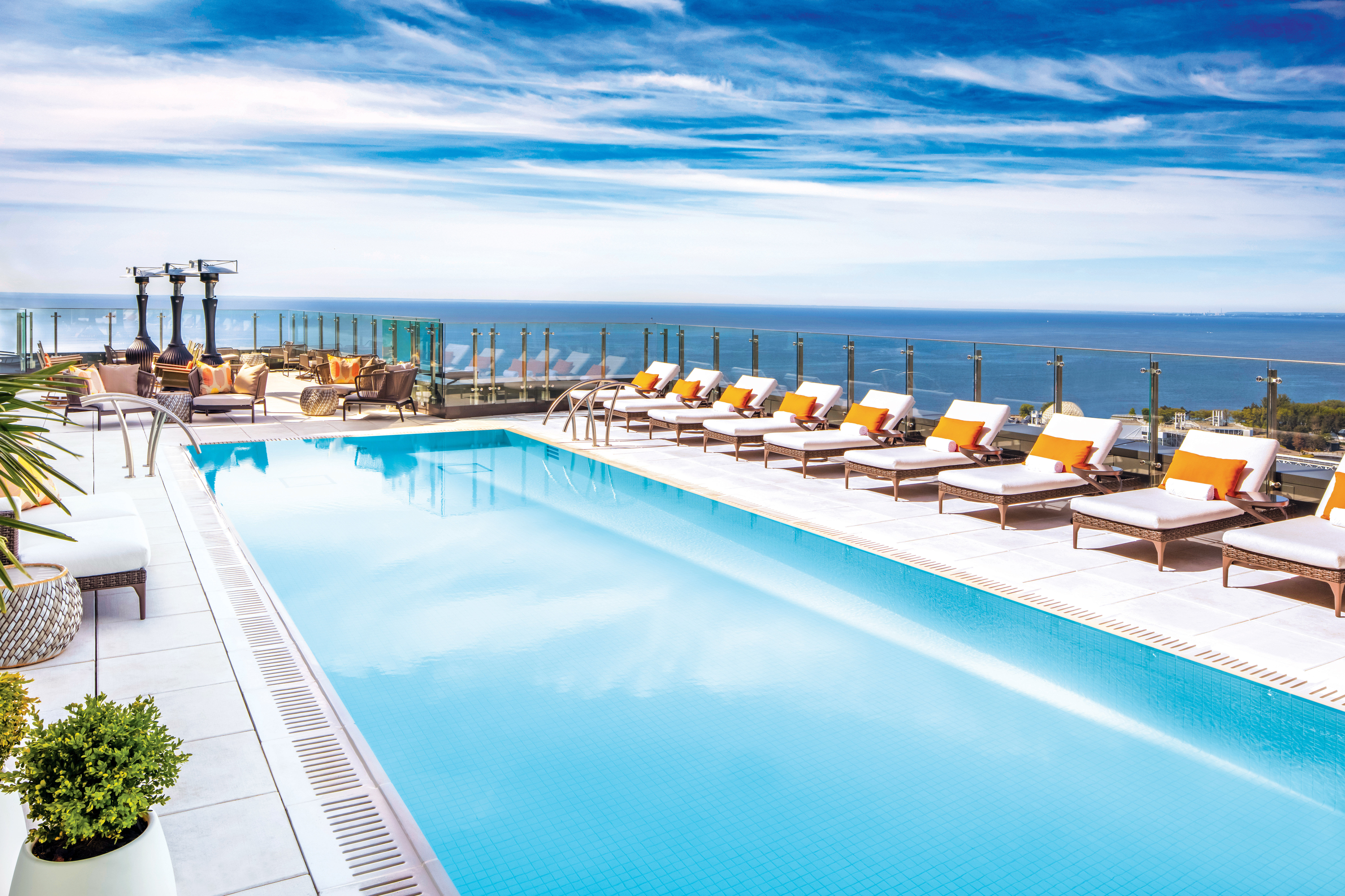 The Rooftop Pool of Hotel X