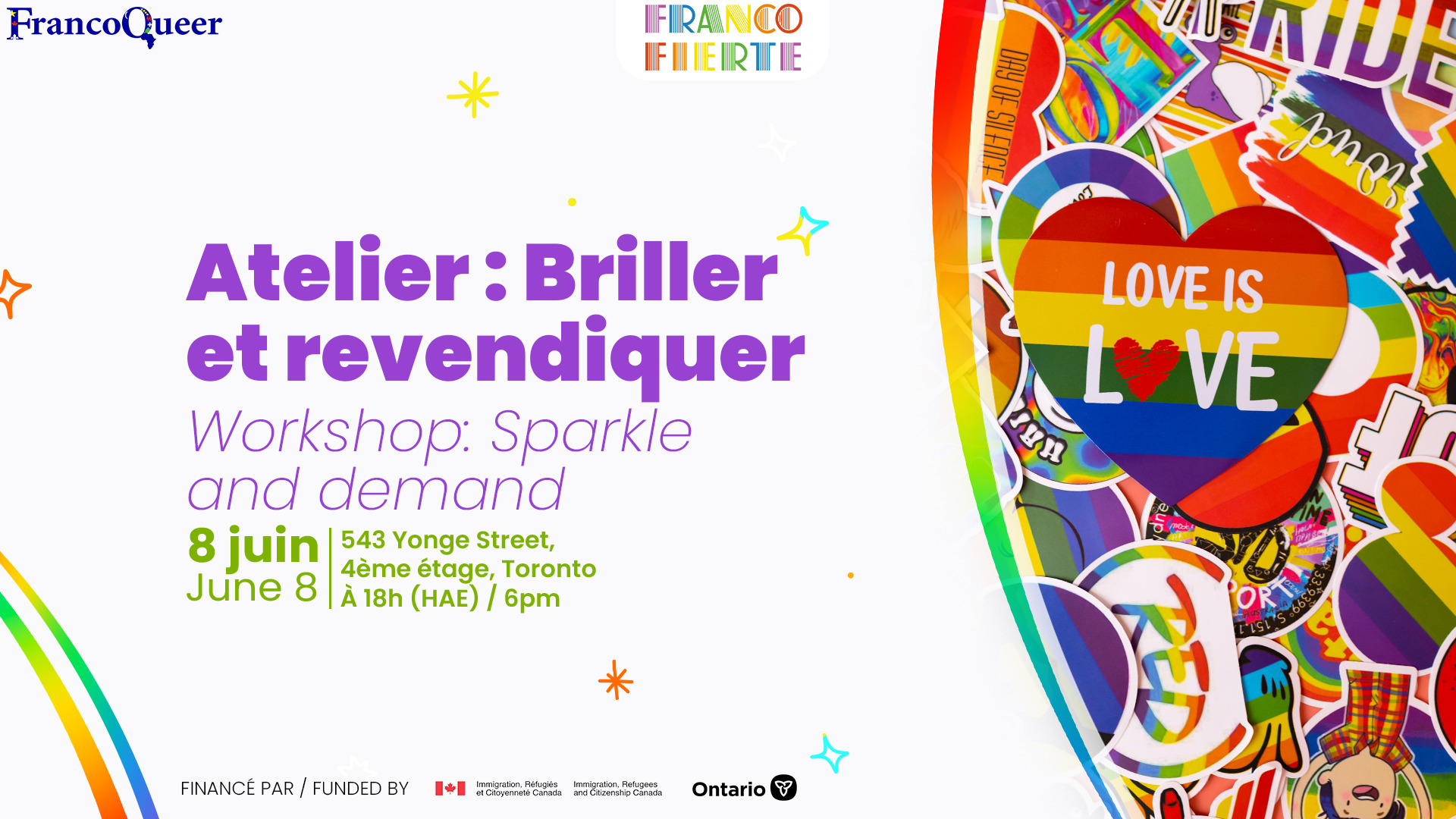FrancoQueer - Workshop: Sparkle and Demand Event