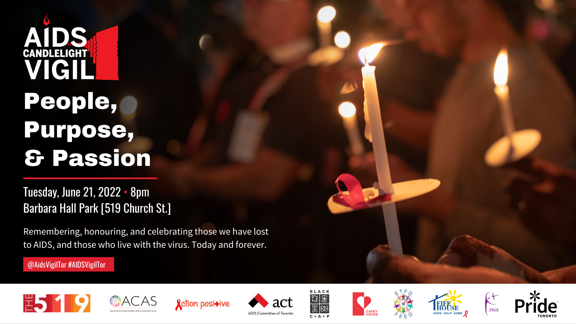 AIDs Candlelight Vigil Event